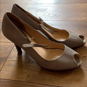 Cole Haan Nike Air Peeptoe Heels 9 B